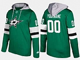 Stars Men's Customized Name And Number Green Adidas Hoodie,baseball caps,new era cap wholesale,wholesale hats